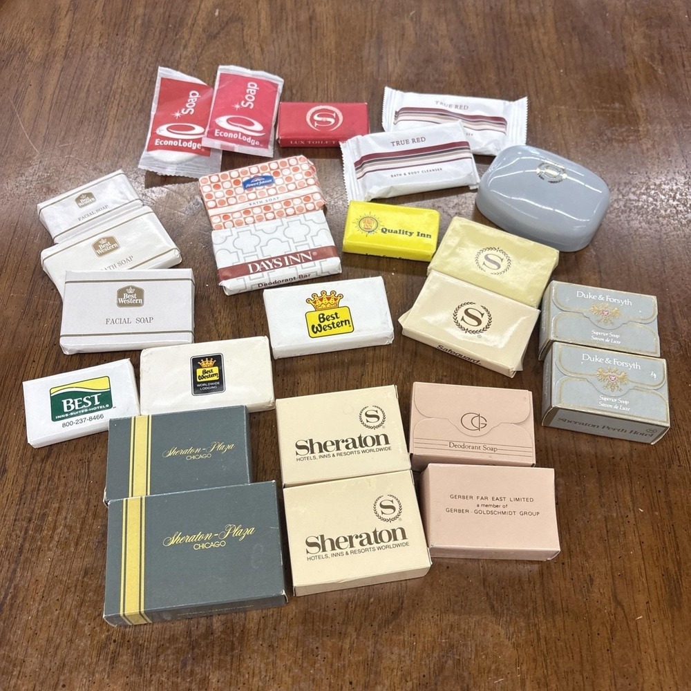 Lot‎ of 20+~Vintage Hotel/Trial Size Soaps~SEALED